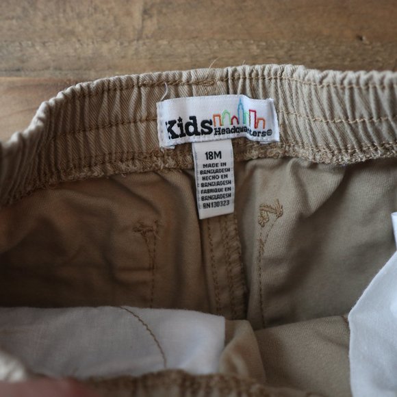 18M Bundle of Shorts Blue Soft & Khaki - Picture 6 of 7